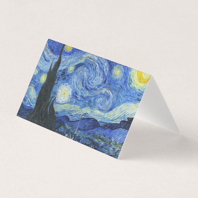 Vincent Van Gogh - Starry Night Kort (Framsida)