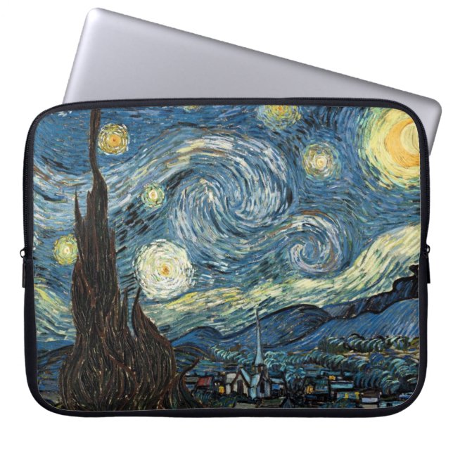 Vincent van Gogh,Starry Night Laptop Fodral (Framsidan)