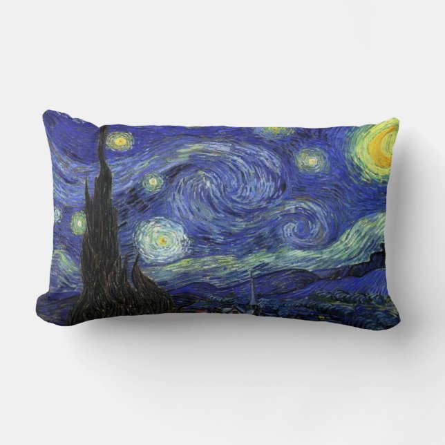 Vincent van Gogh, Starry Night Lumbarkudde (Framsida)