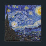 Vincent Van Gogh - Starry night Magnet<br><div class="desc">Stjärnnatten/La unit etoilee - Vincent Van Gogh 1889</div>