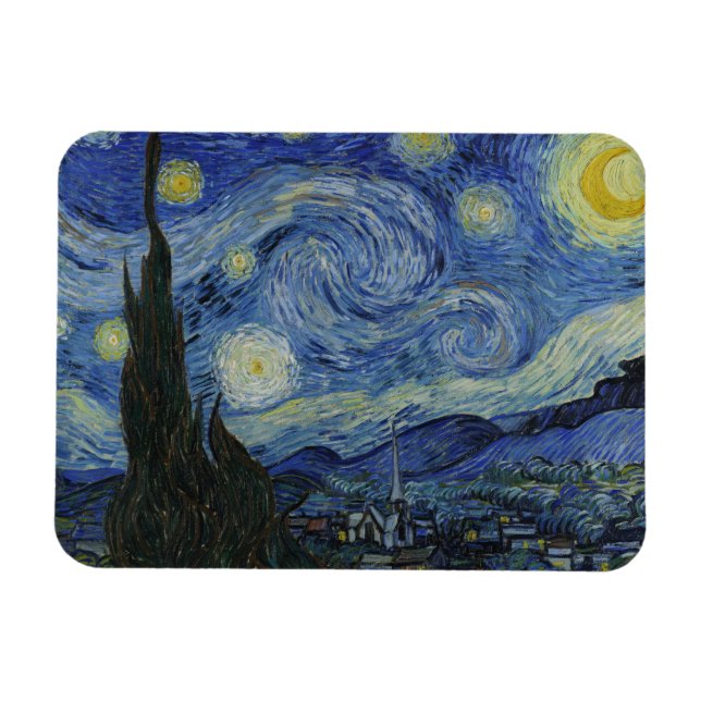 Vincent van Gogh - Starry Night Magnet (Horisontell)