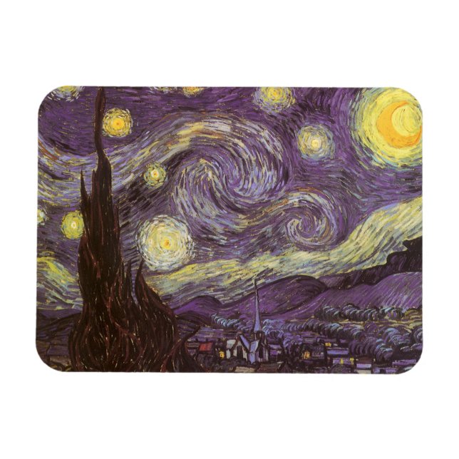 Vincent van Gogh - Starry Night Magnet (Horisontell)