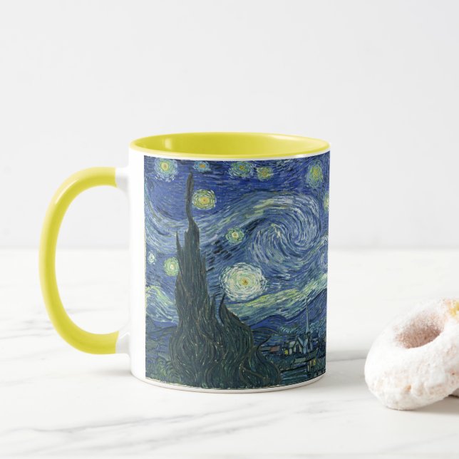 Vincent Van Gogh - Starry night Mugg (Med munk)