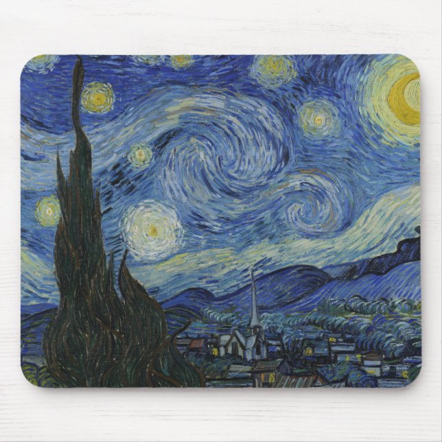 Vincent van Gogh - Starry Night Musmatta (Framsidan)