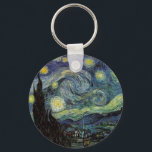 Vincent van Gogh - Starry Night Nyckelring<br><div class="desc">Vincent van Gogh - Starry Night</div>