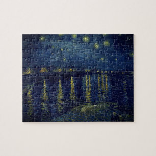 Vincent Van Gogh Starry Night on Rhone Puzzle Pussel