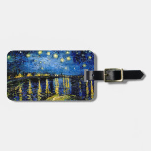 Vincent Van Gogh Starry Night Över Rhone 1888 Bagagebricka