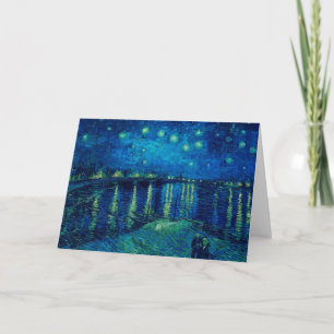 Vincent Van Gogh - Starry Night över Rhone Kort