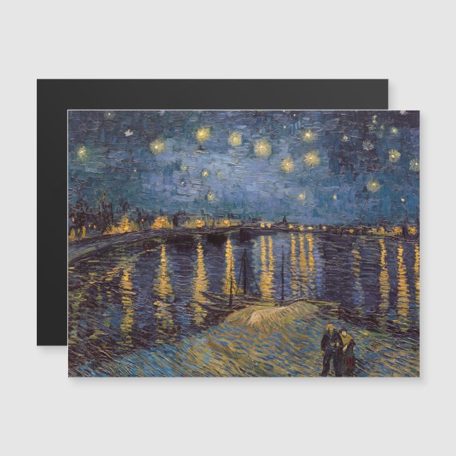 Vincent Van Gogh Starry Night over Rhone River (Fram/baksida)