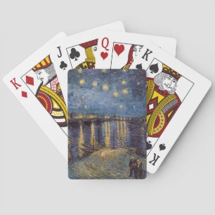 Vincent Van Gogh Starry Night over Rhone River Casinokort