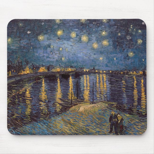 Vincent Van Gogh Starry Night over Rhone River Musmatta (Framsidan)