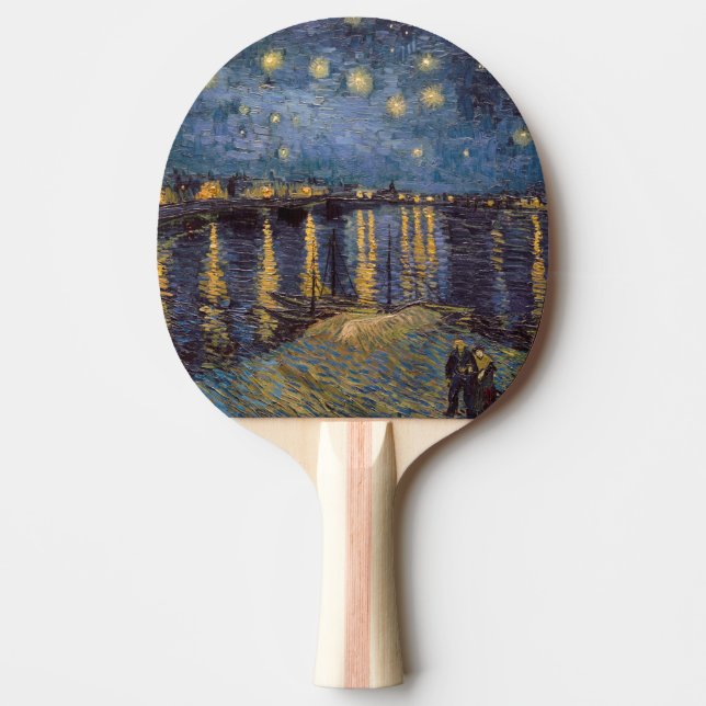 Vincent Van Gogh Starry Night over Rhone River Pingisracket (Framsidan)