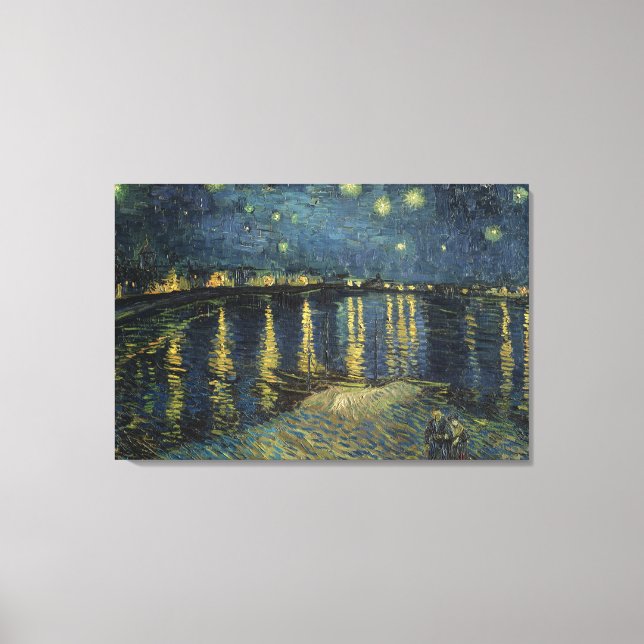 Vincent van Gogh | Starry Night Over the Rhone Canvastryck (Framsida)