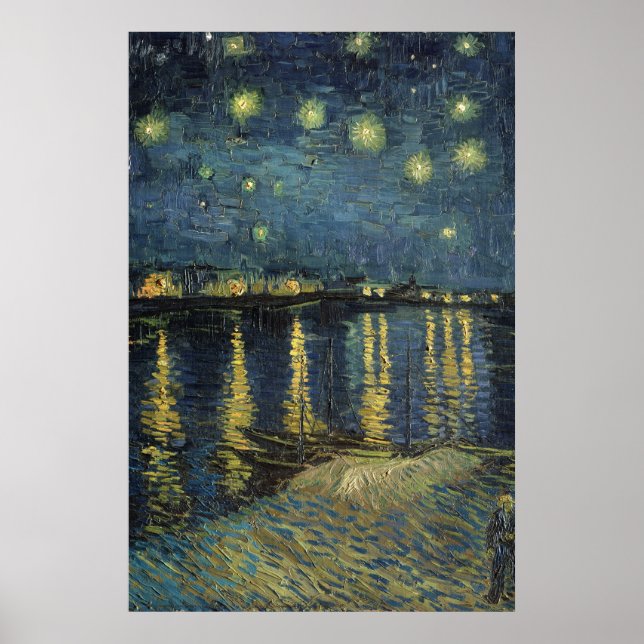 Vincent van Gogh | Starry Night Over the Rhone Poster (Framsidan)