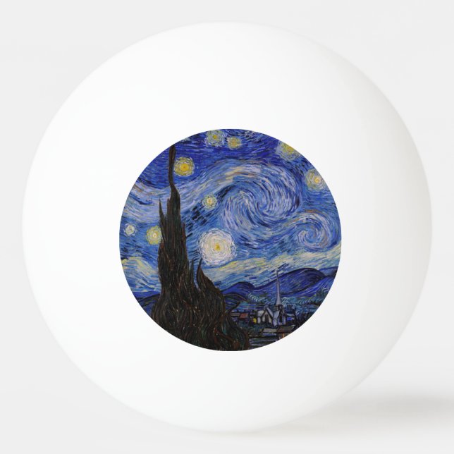 Vincent Van Gogh - Starry night Pingisboll (Framsidan)
