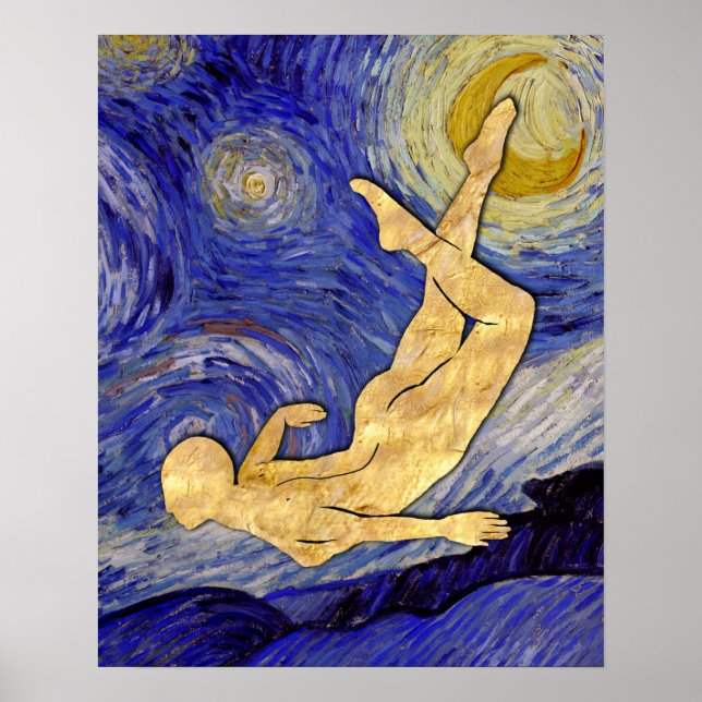 Vincent Van Gogh Starry Night Poster (Framsidan)