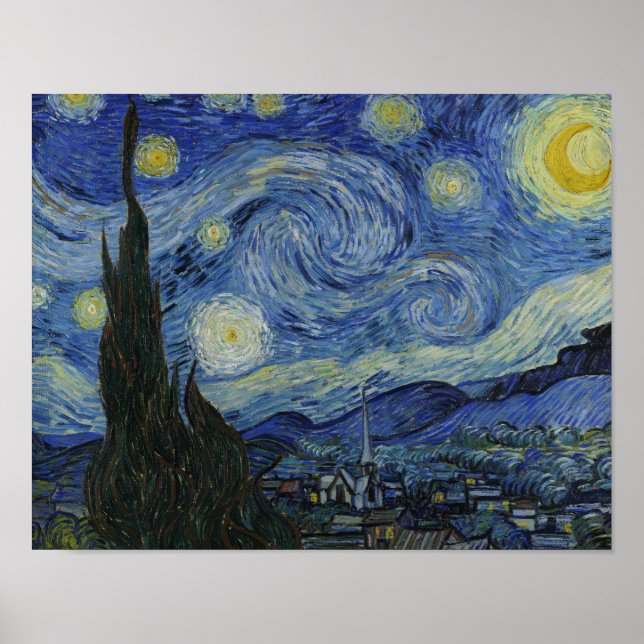 Vincent van Gogh - Starry Night Poster (Framsidan)