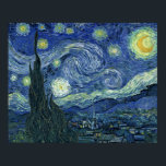Vincent van Gogh Starry Night Poster<br><div class="desc">en något modifierad Vincent van Gogh</div>