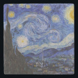 Vincent Van Gogh - Starry night Stenunderlägg<br><div class="desc">Stjärnnatten/La unit etoilee - Vincent Van Gogh 1889</div>
