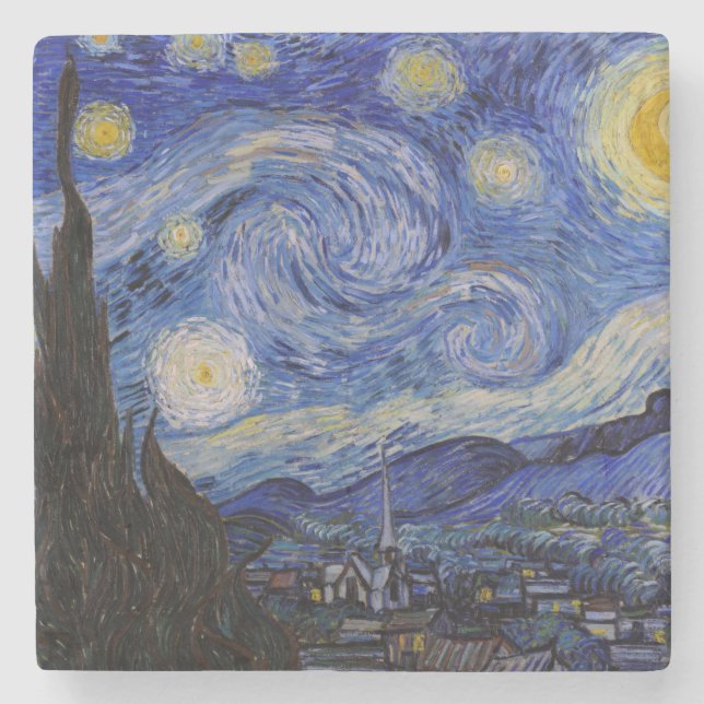 Vincent Van Gogh - Starry night Stenunderlägg (Framsidan)