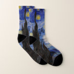 Vincent Van Gogh - Starry night Strumpor<br><div class="desc">Stjärnnatten/La unit etoilee - Vincent Van Gogh 1889</div>