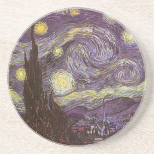 Vincent van Gogh - Starry Night Underlägg Sandsten
