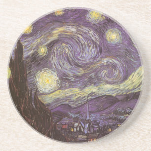 Vincent van Gogh - Starry Night Underlägg Sandsten
