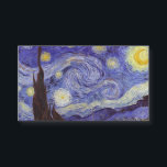 Vincent Van Gogh Starry Night Vintage Fine Art<br><div class="desc">Vincent van Gogh Starry Night Fine Art Painting Starry Night är en målning av den nederländske postimponerande konstnären Vincent van Gogh. Den blå natten i himlar är fylld med roliga moln, stjärnor och ett ljust halvmånsfärande måne. Starry Natt är den enda nokturn i serien av vyer från hans sovrumsfönster. Rörelse:...</div>