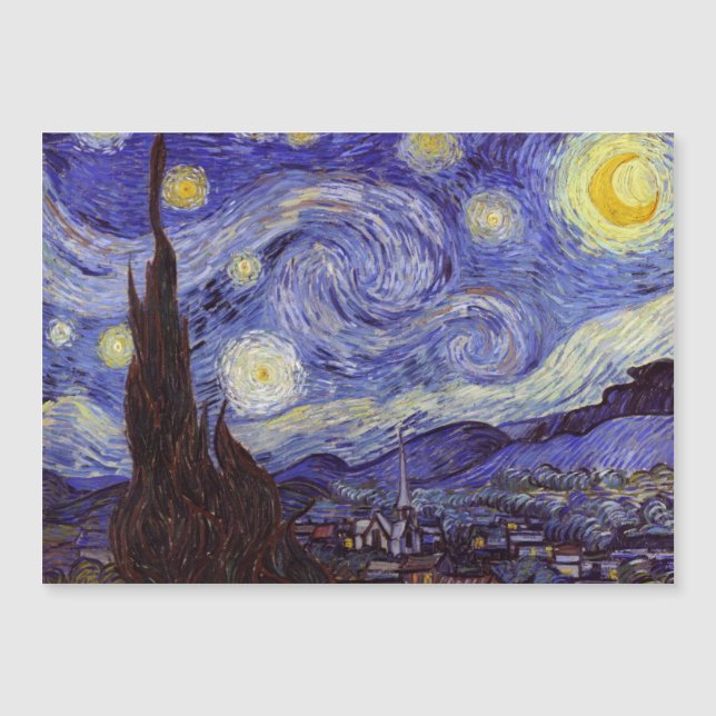 Vincent Van Gogh Starry Night Vintage Fine Art (Framsida)