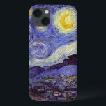 Vincent Van Gogh Starry Night Vintage Fine Art<br><div class="desc">Vincent van Gogh Starry Night Fine Art Painting Starry Night är en målning av den nederländske postimponerande konstnären Vincent van Gogh. Den blå natten i himlar är fylld med roliga moln, stjärnor och ett ljust halvmånsfärande måne. Starry Natt är den enda nokturn i serien av vyer från hans sovrumsfönster. Rörelse:...</div>
