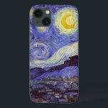 Vincent Van Gogh Starry Night Vintage Fine Art<br><div class="desc">Vincent van Gogh Starry Night Fine Art Painting Starry Night är en målning av den nederländske postimponerande konstnären Vincent van Gogh. Den blå natten i himlar är fylld med roliga moln, stjärnor och ett ljust halvmånsfärande måne. Starry Natt är den enda nokturn i serien av vyer från hans sovrumsfönster. Rörelse:...</div>