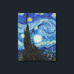 Vincent Van Gogh Starry Night Vintage Fine Art Canvastryck<br><div class="desc">Vincent Van Gogh Starry Night Vintage Fine Art Kanvastryck</div>