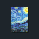 Vincent Van Gogh Starry Night Vintage Fine Art Canvastryck<br><div class="desc">Vincent Van Gogh Starry Night Vintage Fine Art Kanvastryck</div>