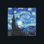 Vincent Van Gogh Starry Night Vintage Fine Art Canvastryck<br><div class="desc">Vincent Van Gogh Starry Night Vintage Fine Art Kanvastryck</div>
