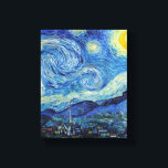 Vincent Van Gogh Starry Night Vintage Fine Art Canvastryck<br><div class="desc">Vincent Van Gogh Starry Night Vintage Fine Art Kanvastryck</div>