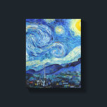 Vincent Van Gogh Starry Night Vintage Fine Art Canvastryck<br><div class="desc">Vincent Van Gogh Starry Night Vintage Fine Art Kanvastryck</div>