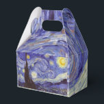 Vincent Van Gogh Starry Night Vintage Fine Art Presentaskar<br><div class="desc">Vincent van Gogh Starry Night Fine Art Painting Starry Night är en målning av den nederländske postimponerande konstnären Vincent van Gogh. Den blå natten i himlar är fylld med roliga moln, stjärnor och ett ljust halvmånsfärande måne. Starry Natt är den enda nokturn i serien av vyer från hans sovrumsfönster. Rörelse:...</div>