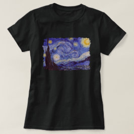 Vincent Van Gogh Starry Night Vintage Fine Art T Shirt