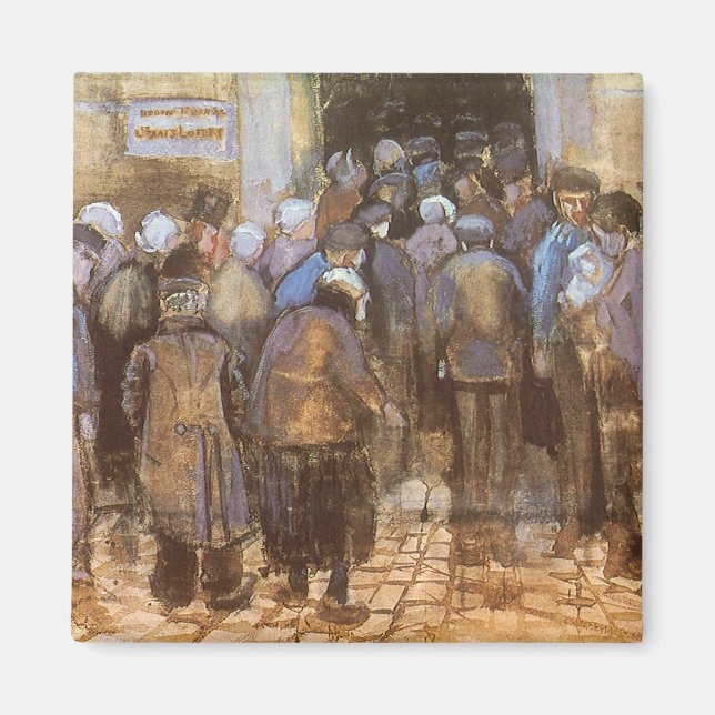 Vincent van Gogh State Lottery Office (Dåliga peng Magnet (Framsidan)