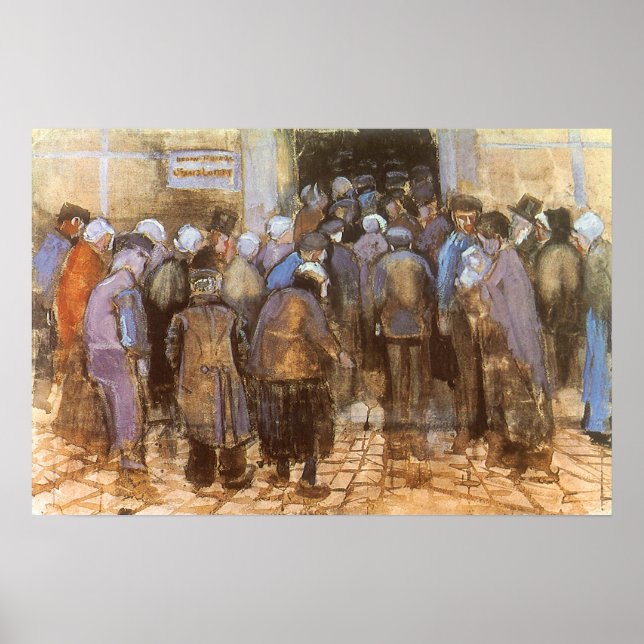 Vincent van Gogh Statens Lotteri (Fattigpengar) Poster (Framsidan)