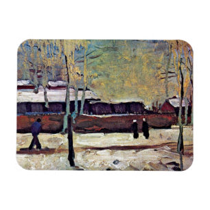 Vincent Van Gogh - Station vid Eindhoven Magnet