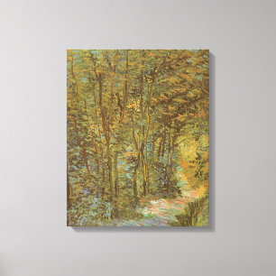 Vincent van Gogh - Stig i skogen Canvastryck