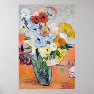 Vincent Van Gogh - still Life - Japanska Vas Poster