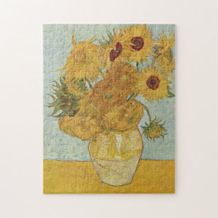 Vincent van Gogh still Life Vas med solblommor Pussel