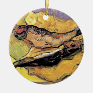 Vincent Van Gogh - Stilleben Bloaters Finkonst Julgransprydnad Keramik
