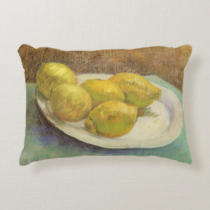 Vincent van Gogh - Stilleben citroner på en tallri Prydnadskudde