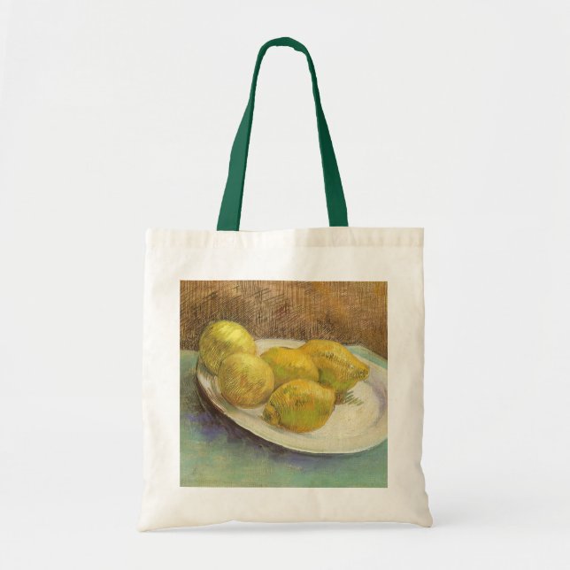 Vincent van Gogh - Stilleben Citroner på en tallri Tygkasse (Framsidan)