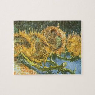Vincent van Gogh - Stilleben: Fyra avskurna solros Pussel