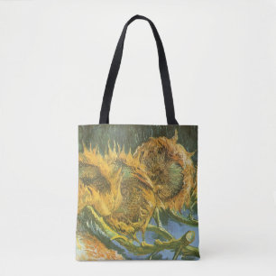 Vincent van Gogh - Stilleben: Fyra skurna solrosor Tygkasse