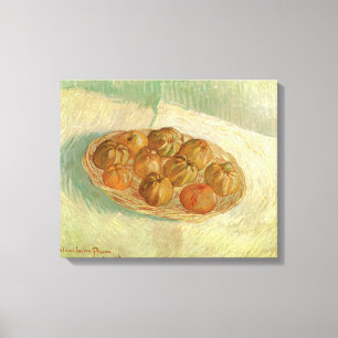 Vincent van Gogh - Stilleben korg med äpplen Canvastryck
